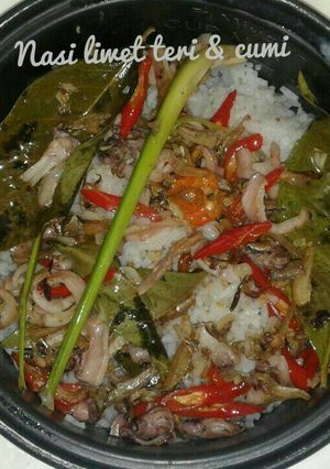 Foto resep Nasi liwet teri & cumi