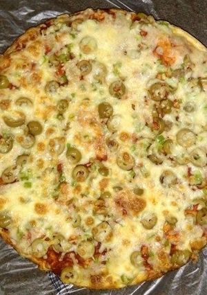صورة لوصفة طريقة عمل البيتزا