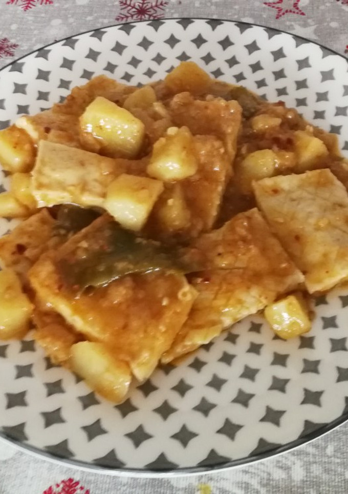 Una foto de Guiso de pulpo. [V]