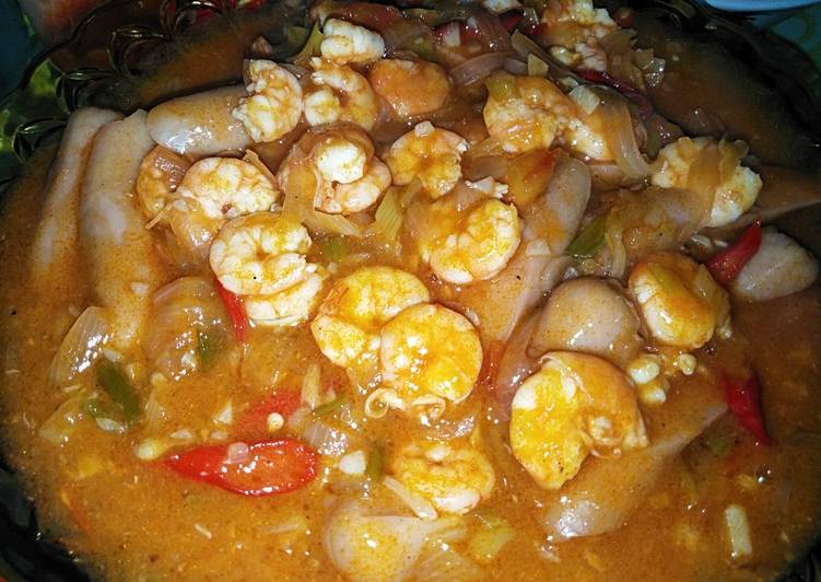 Cara Gampang Menyiapkan Udang Saus Padang, Lezat