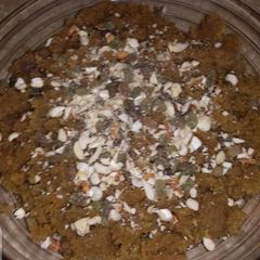 A picture of Besan ke halwa.
