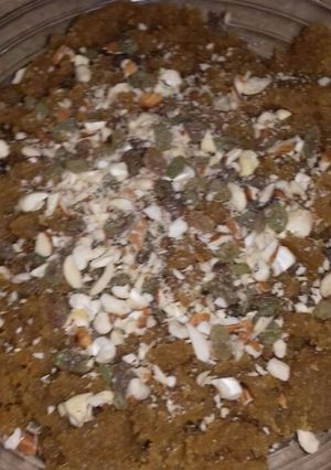 A picture of Besan ke halwa.