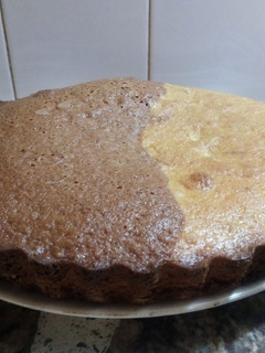 Una foto de Torta de vainilla y chocolate