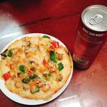 Hình của món Pizza hải sản.