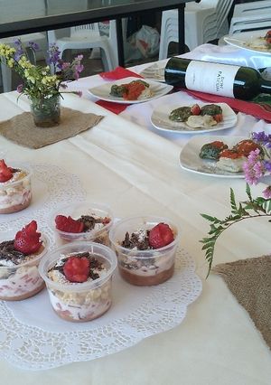 Una foto de 🍓Postres de frutillas🍓
