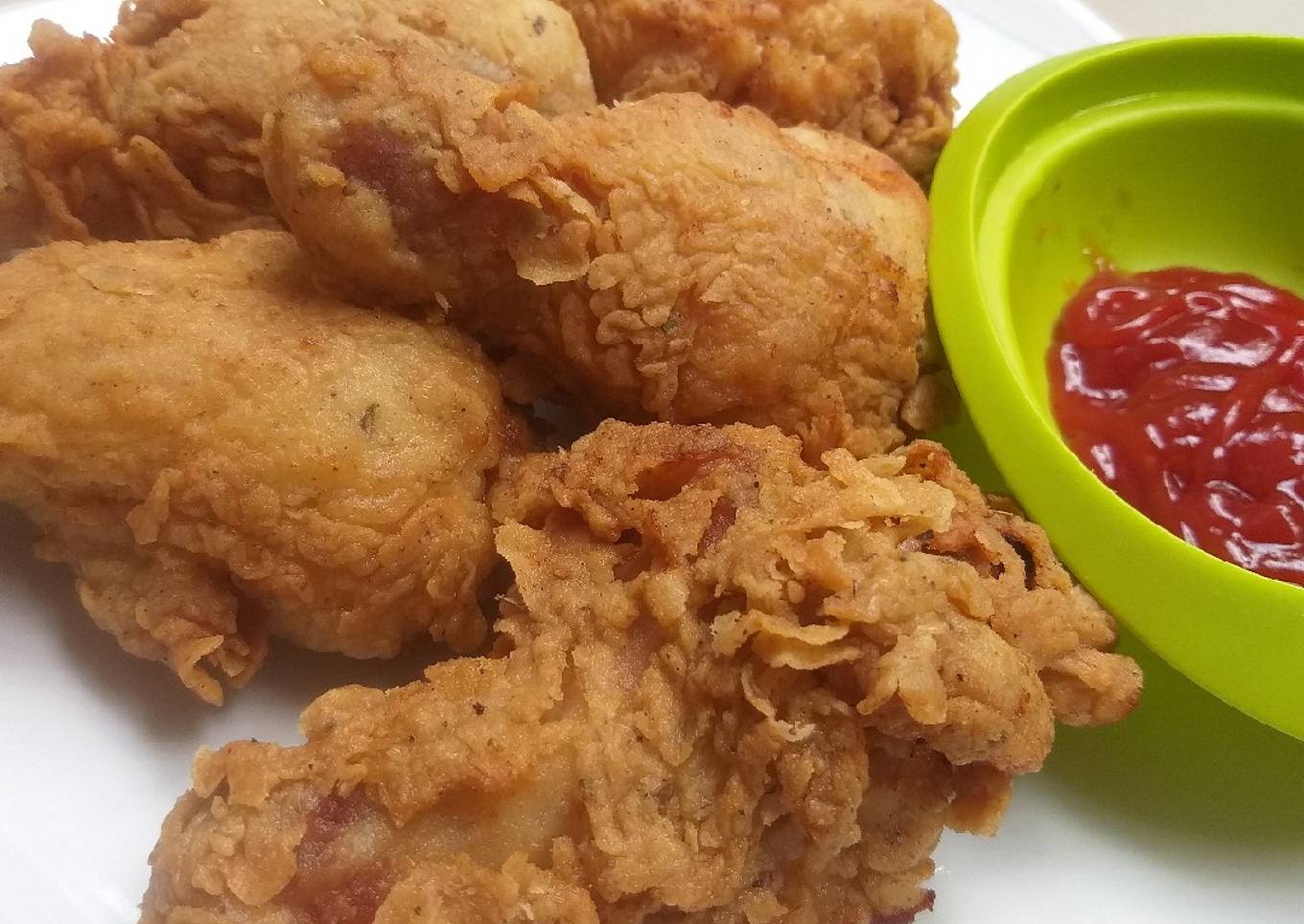 Crispy fried chicken