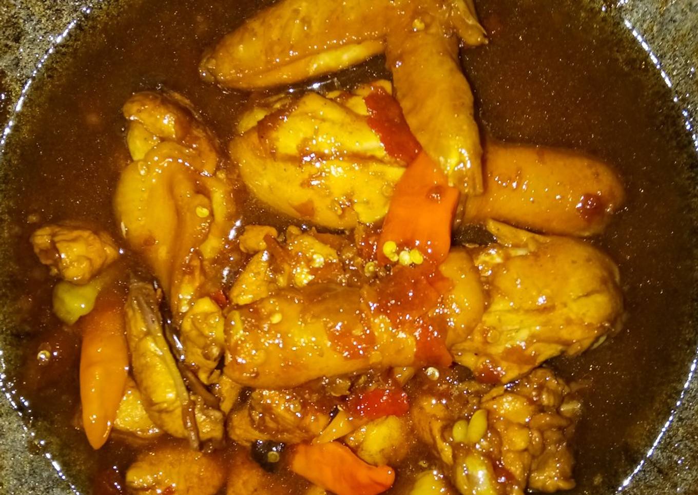 Rica² ayam kecap super pedas gilaaa🤯🤯