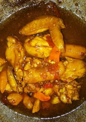 Foto resep Rica² ayam kecap super pedas gilaaa🤯🤯