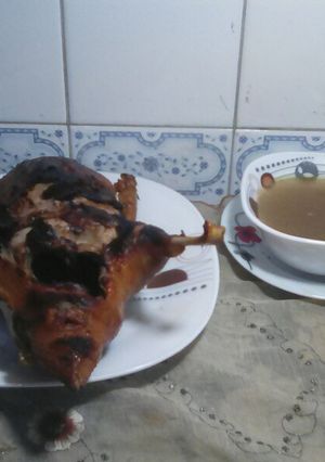 صورة لوصفة بط بحشو البصل او المراتة