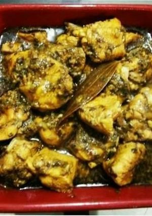 A picture of Methi Chicken (Fenugreek Chicken) 🍗🍲.