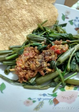 Foto resep Rujak kangkung