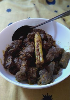 Foto resep Gulai hati sapi pedas