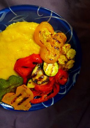 A picture of Creamy Polenta.