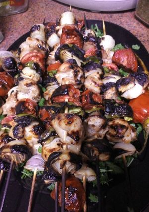 صورة لوصفة شيش طاووق على الفحم 😋🍗