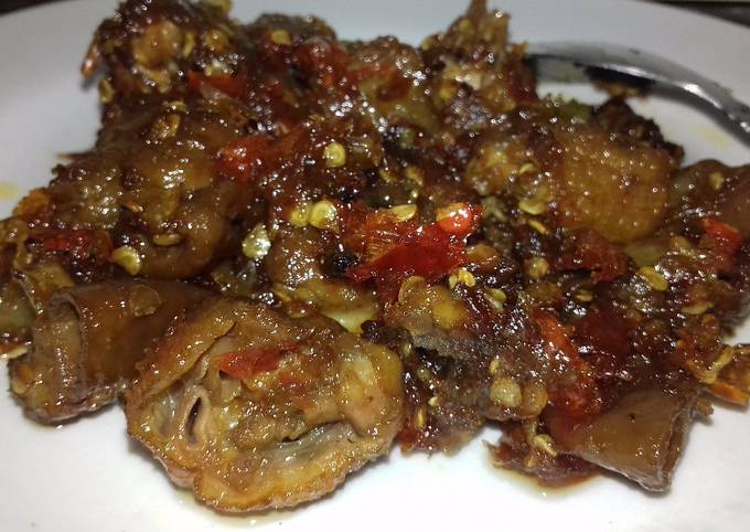 Langkah Mudah untuk Membuat Gongso &#34;Gecek Kepala Ayam&#34; pedasnya juaraaa😉 yang Enak