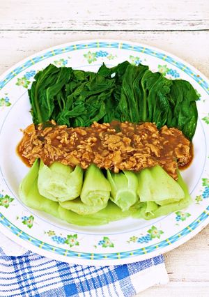 Foto resep Pokcoy Siram Telur