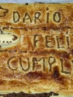 Una foto de Hojaldre con nutella cumpleaños