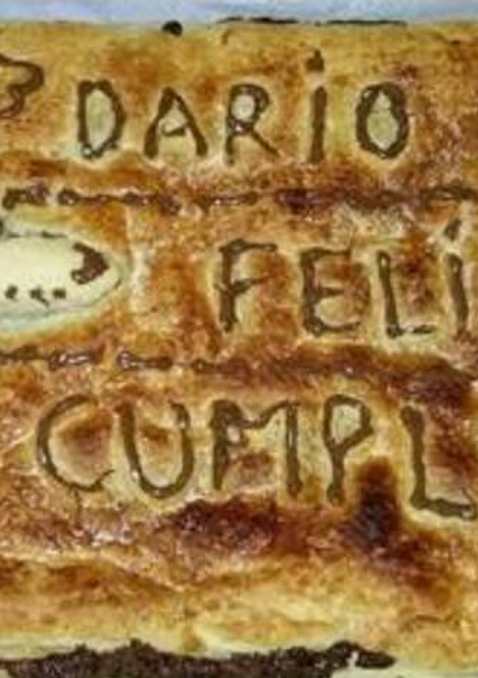 Una foto de Hojaldre con nutella cumpleaños