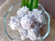Gambar klepon ubi ungu tepung kanji
