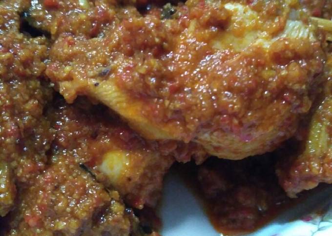 Resep Ayam Bumbu Rujak yang Lezat Sekali