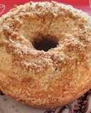Budín de coco con crumble