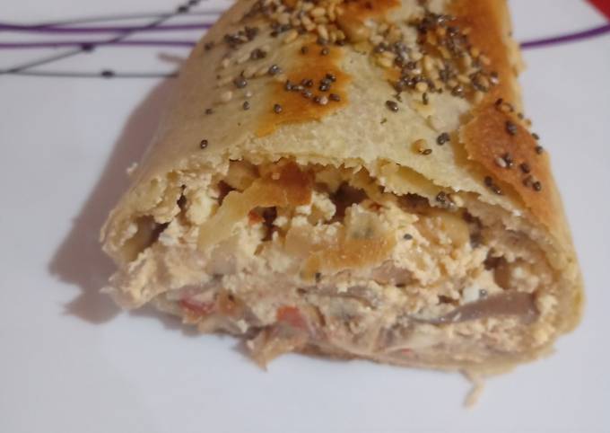 Strudel salado de ricota Receta de Luciana cambia por lo sano- Cookpad