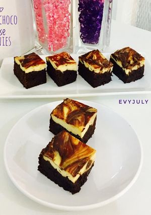 Foto resep Marble Choco Cheese Brownies