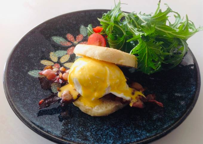 Eggs Benedictinos Japonés Eggs Benedict????????エッグベネディクト Receta de  ?? ??? ?? ?JPN-UY 100°ANIVERSARIO ????EN 2021?- Cookpad