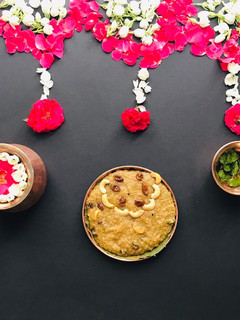 A picture of Korralu sakkarai Pongal /Foxtail Millet Sweet pongal.