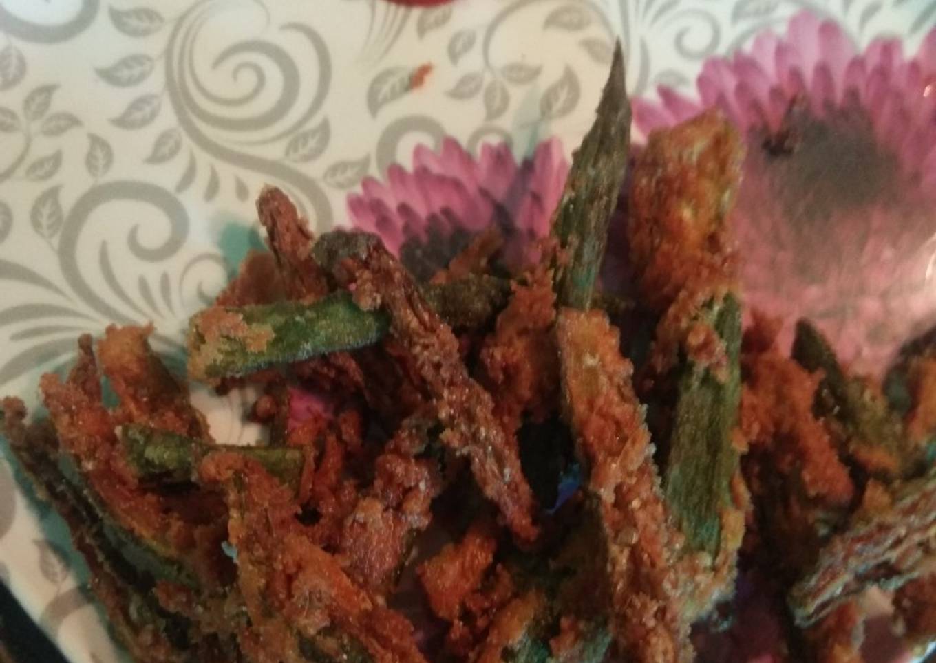 Crispy bhindi