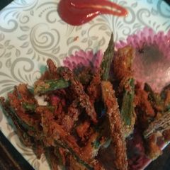 A picture of Crispy bhindi.