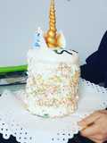 Tarta cumpleaños unicornio