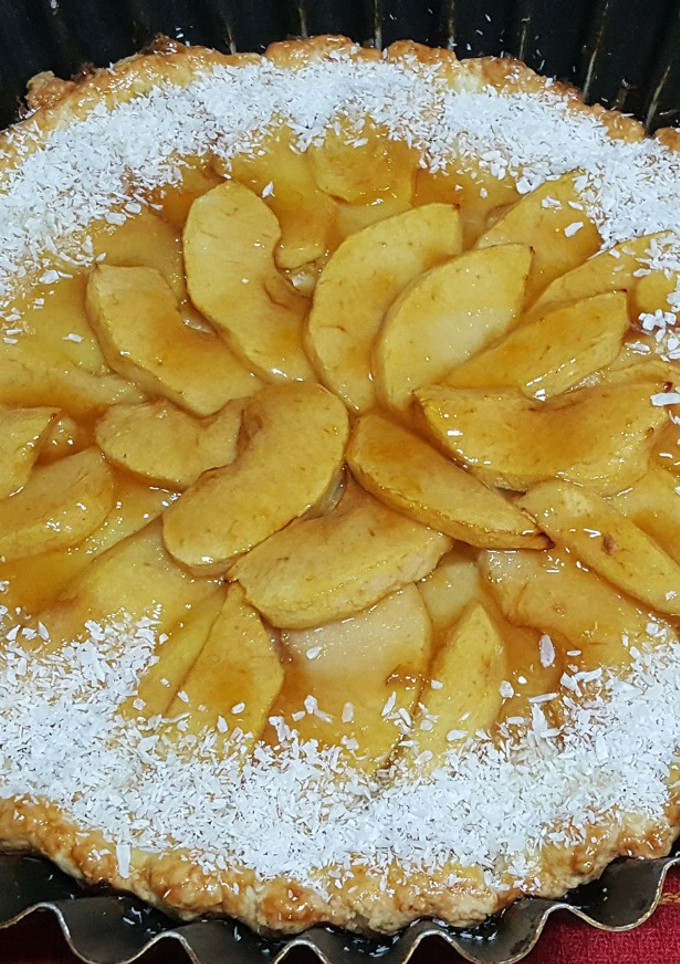 Una foto de Tarta de manzana
