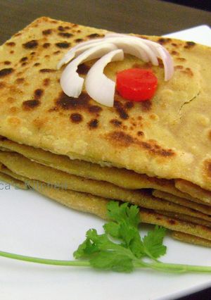 A picture of Mughlai Paratha.