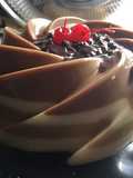 Gelatina moka, café y chocolate