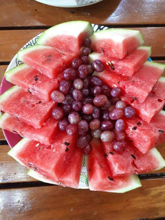 A picture of My simple fruit Salad.