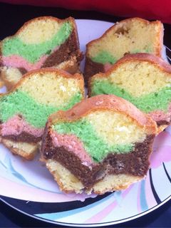 Foto resep Bolu Pelangi