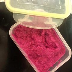 Beetroot Hummus Dip.💜 A picture of Beetroot Hummus Dip.💜.