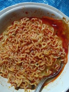 Foto resep Mie geprek kuah pedas