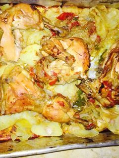 صورة لوصفة صينية دجاج بالبطاطس