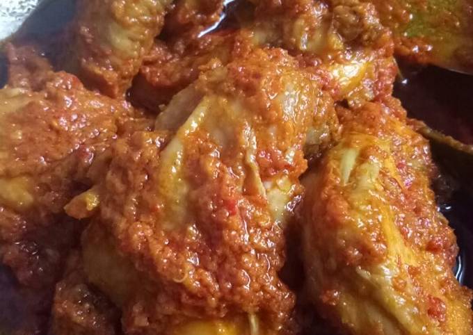 Resep Rendang Ayam Santan Kara Alakadarnya Oleh Umma Ziyad Cookpad