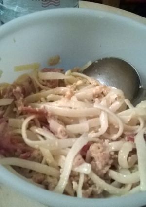 Foto resep Spaghetti Carbonara ala Nee