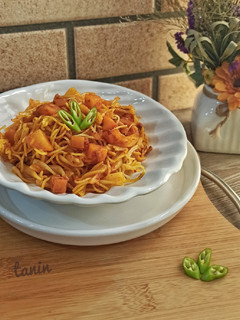 عکسی از دستور ماکارونی با طعم دمی استامبولی
