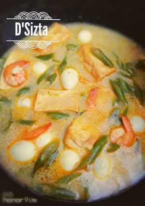 Foto resep Buncis Telur Puyuh Udang Kuah Santan