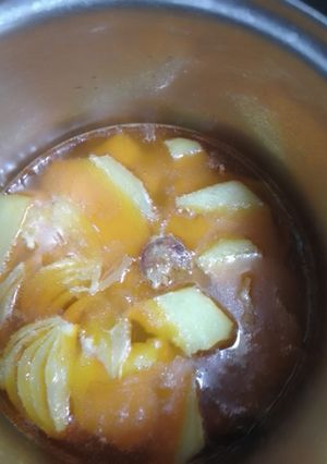 Una foto de Patatas con chorizo