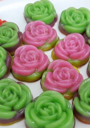 Foto resep Lapis Sagu Cantik Mawar