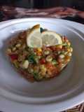 Timbal de cochayuyo y verduras