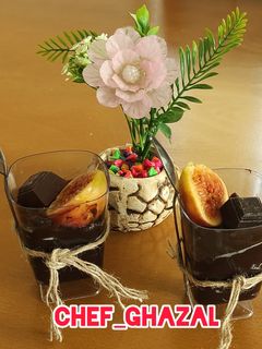 عکسی از دستور پودینگ شکلاتی