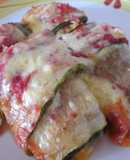 Canelones vegetarianos de zapallitos italianos con verduras