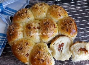 Foto resep Roti Sobek Smoked Beef Keju
